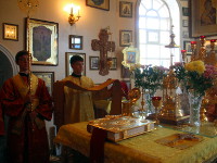 Божественная Литургия в день памяти равноапостольной Марии Магдалины в кафедральном соборе епархии 