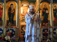 Божественная Литургия в Свято-Никольском кафедральном соборе г. Булаево 
