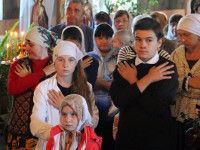 Божественная Литургия в Свято-Никольском кафедральном соборе г. Булаево 