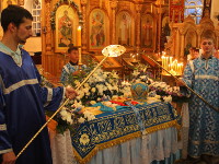 Чин Погребения Плащаницы Божией Матери в Вознесенском кафедральном соборе