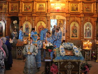 В главном храме Петропавловской и Булаевской епархии почтили двунадесятый праздник Рождества Пресвятой Богородицы