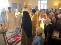 Божественная Литургия архиерейским чином состоялась в селе Смирново