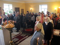 Божественная Литургия архиерейским чином состоялась в селе Смирново