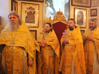 Преосвященнейший епископ Владимир совершил Божественную Литургию в главном храме епархии 