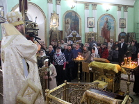 Богослужение архиерейским чином прошло в соборе апостолов Петра и Павла города Петропавловска