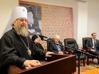Преосвященнейший епископ Владимир принял участие в работе Международной церковно-исторической конференции в Астане 