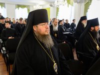 Преосвященнейший епископ Владимир принял участие в работе Международной церковно-исторической конференции в Астане 