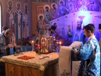 Архиерейское богослужение прошло в храме Архистратига Божьего Михаила в селе Архангельское 