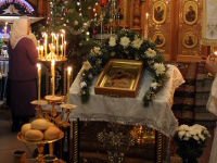 Всенощное бдение в праздник Рождества Христова в Вознесенском кафедральном соборе 