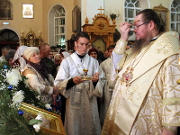 Всенощное бдение в праздник Рождества Христова в Вознесенском кафедральном соборе 