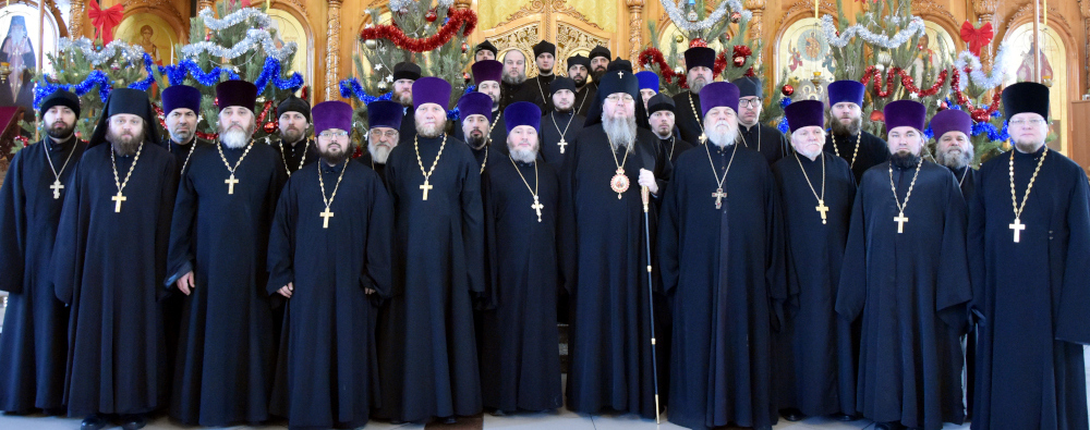 Традиционная соборная Божественная Литургия духовенства и мирян епархии состоялась во граде Петропавловске